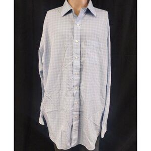 Brooks Brother Men's Blue Shirt/Button Up Sz17.5-37 SKU 3559